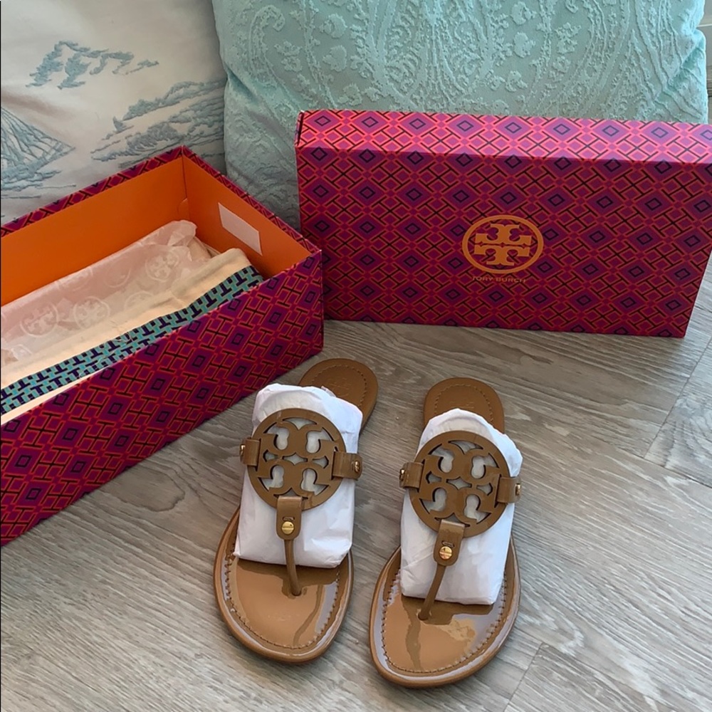 Authentic Brand New Tory Burch Sand Miller Sandals